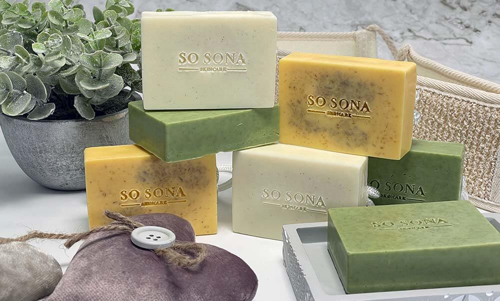 exfoliating soap bars