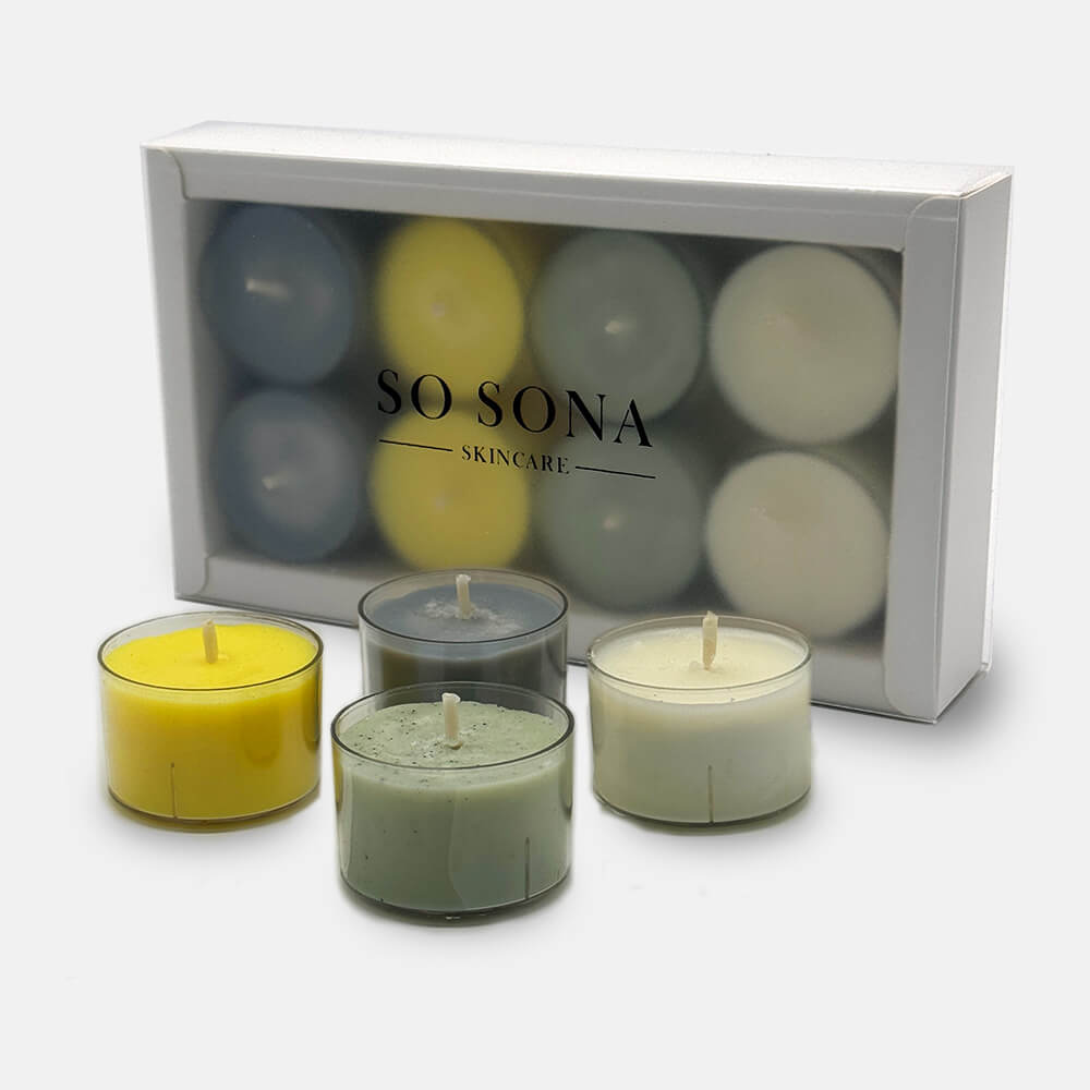 Luxury Aromatherapy Tealight Candle Gift Set