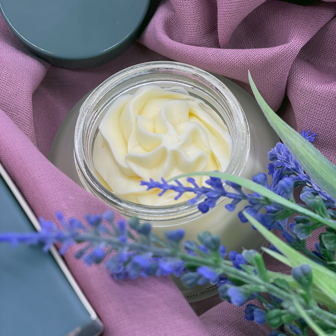 Blossom vegan whipped body butter