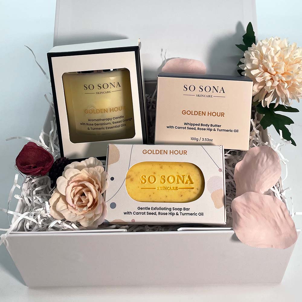 golden hour self care gift set