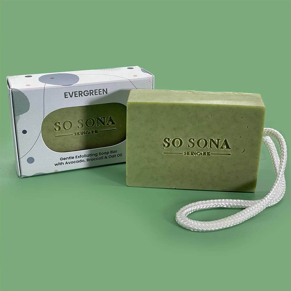 body soap bar evergreen